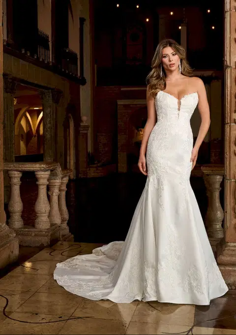 Style RB3211 wedding dress by Rachel Allan, mermaid, lace