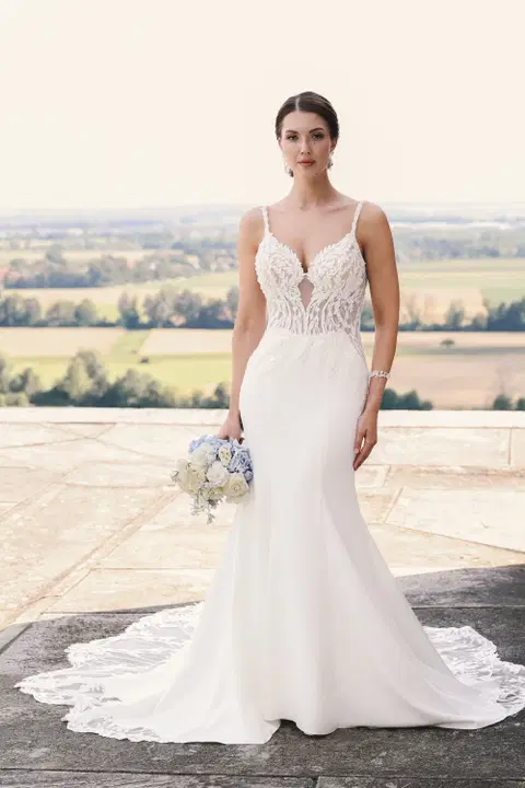 Coco wedding dress by Amo & Luv, trumpet, lace