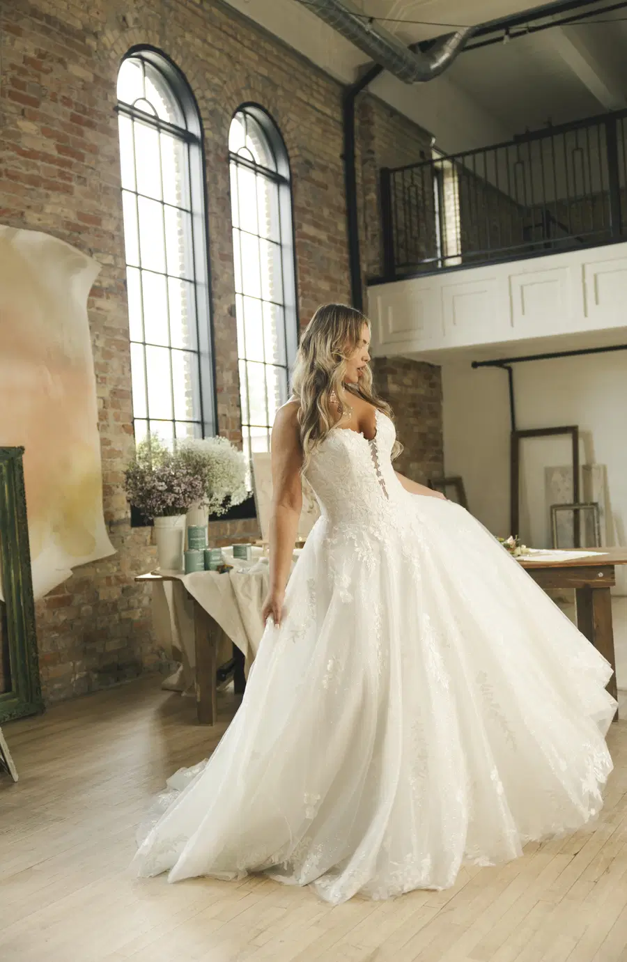 Jennifer by Maggie Sottero: A-Line silhouette, sweetheart neckline, lace