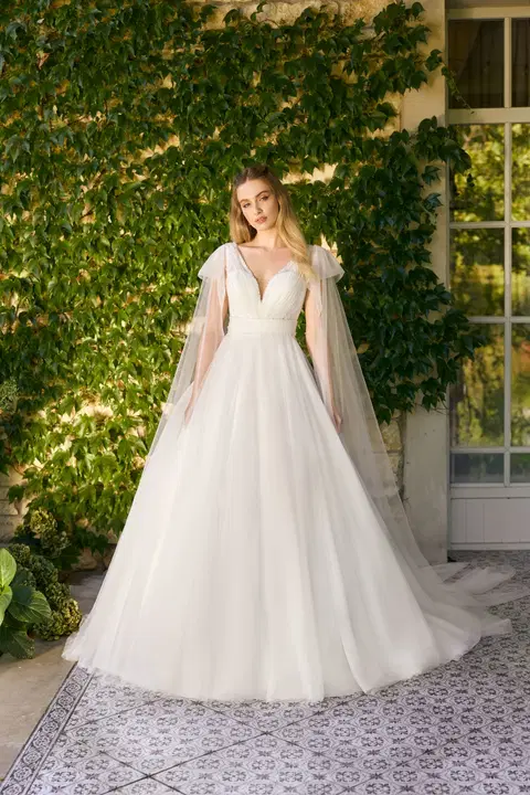 Style 1156 wedding dress by Angela Bianca, ball gown, tulle