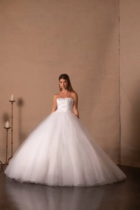 Style RB6182 wedding dress by Rachel Allan, ball gown, tulle