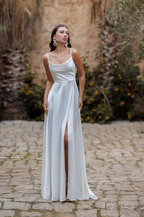 26HA05 wedding dress by Jarice, A-line, satin
