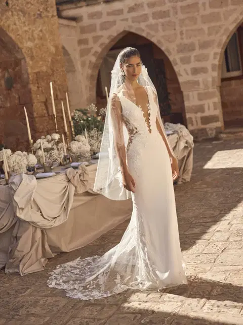 Maurisse Brautkleid von Modeca Bridal, Trompete, Spitze