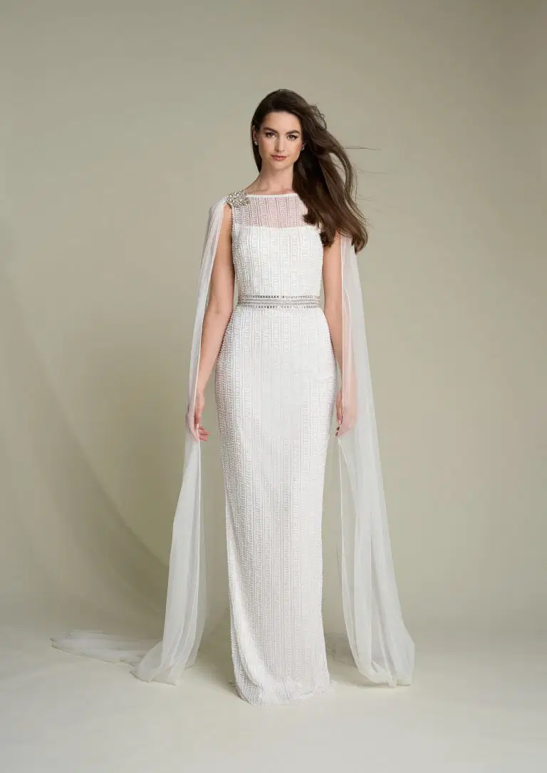 Babs by Eliza Jane Howell: Trumpet silhouette, sleeveless, tulle
