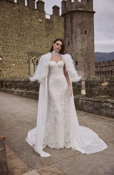 Agra 63318 wedding dress by Veni Infantino, mermaid, lace