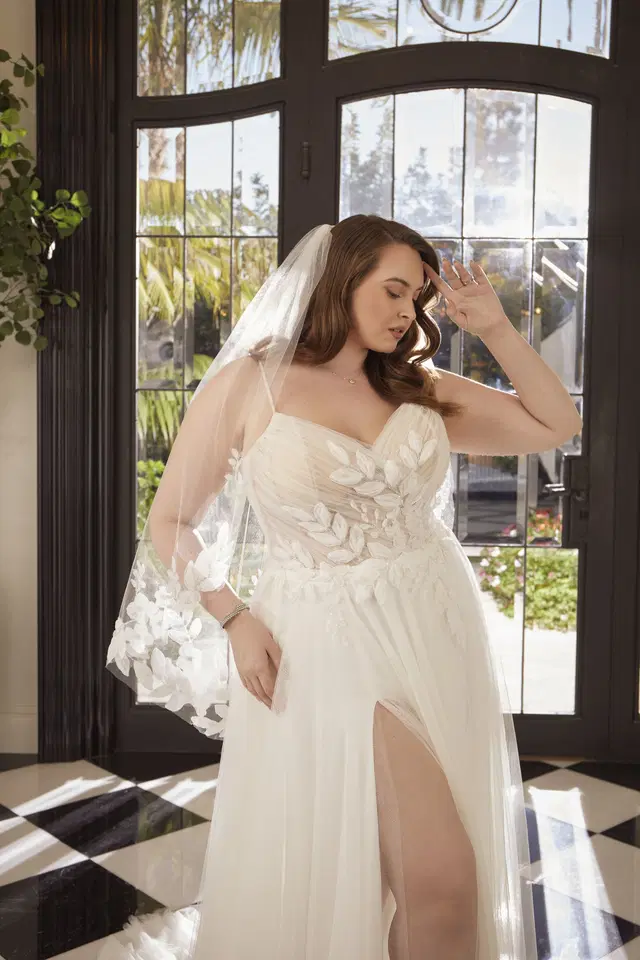Rhiannon Curvy by Casablanca Bridal - view 2 of 6