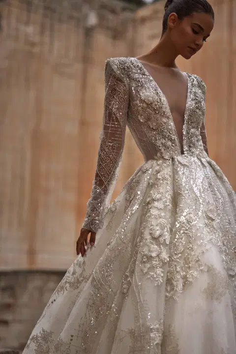 Harriet wedding dress by Milla Nova, princess, lace
