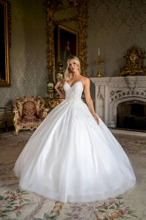 Style RB6196 wedding dress by Rachel Allan, ball gown, tulle