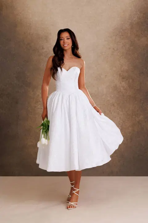 Style RB1021 wedding dress by Rachel Allan, short, sweetheart