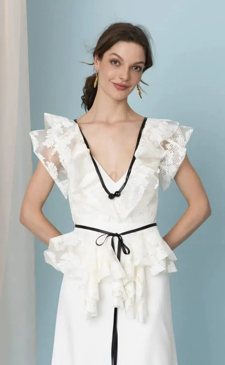 Lace Arti Top + Lace Arti Peplum by Kisui - view 2 of 4