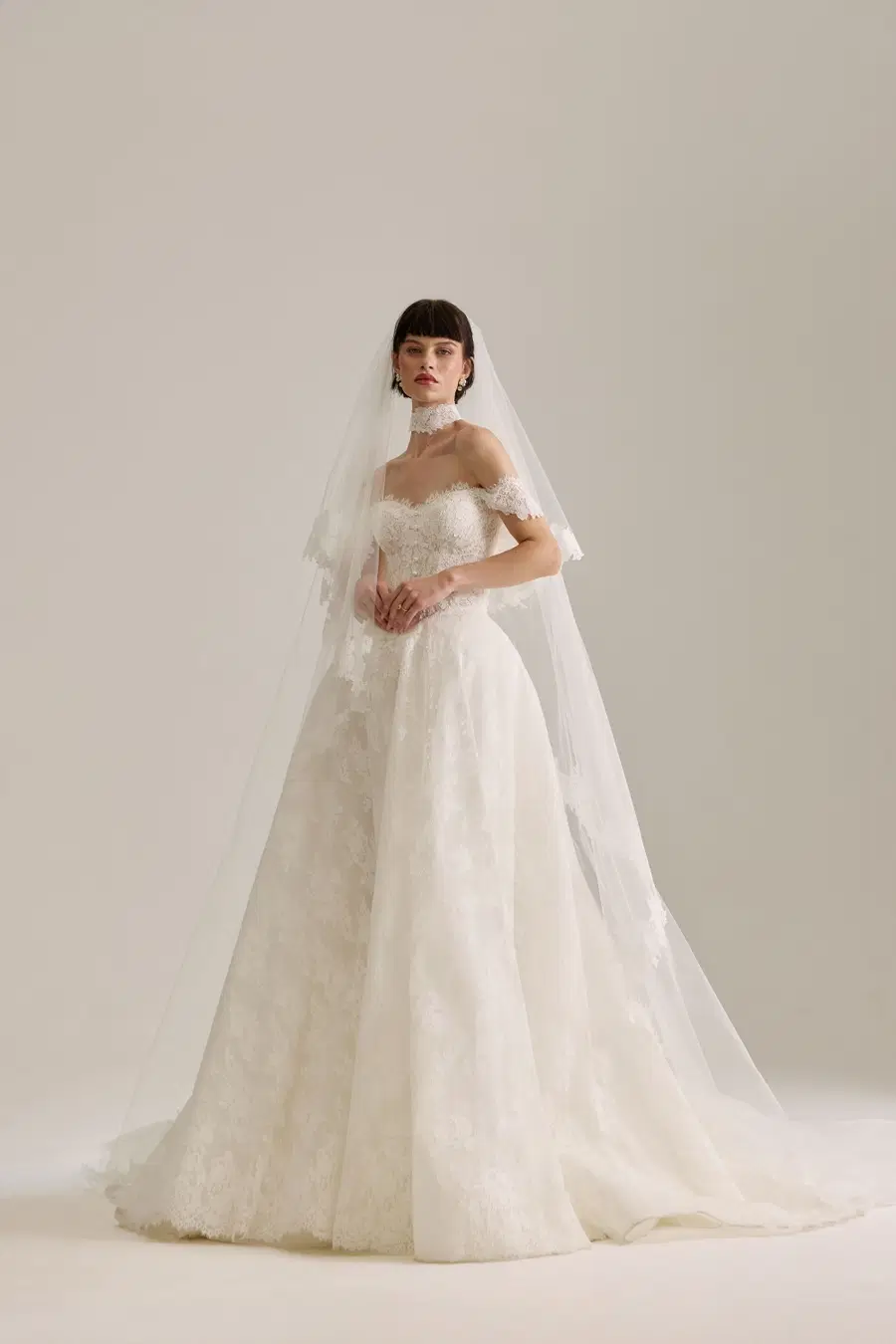 Marionette by Josephine Scott: Ball Gown silhouette, sweetheart neckline, sleeveless, lace