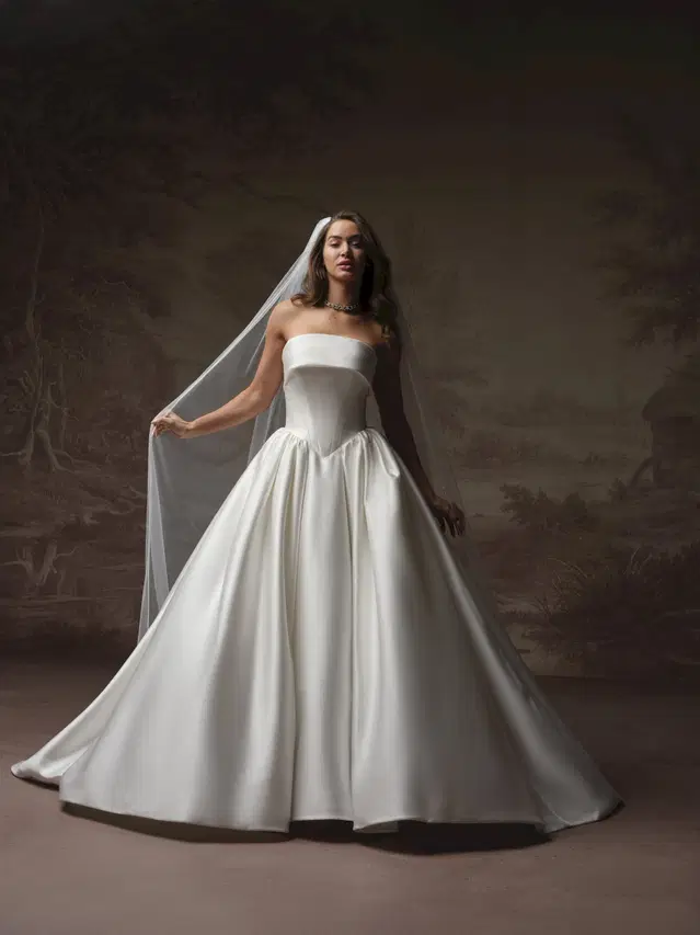 RANE by Maggie Sottero: A-Line silhouette, tulle