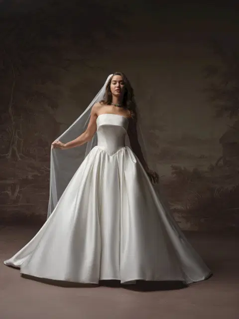 Rane wedding dress by Maggie Sottero, A-line, tulle