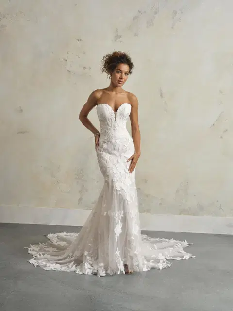 Bridget wedding dress by Maggie Sottero, mermaid, lace