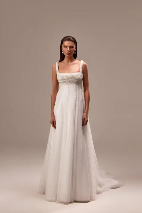 Grimaldi wedding dress by Milla Nova, straight, tulle