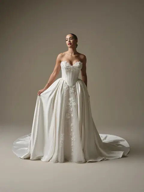 Kalinda wedding dress by Sottero & Midgley, A-line, lace