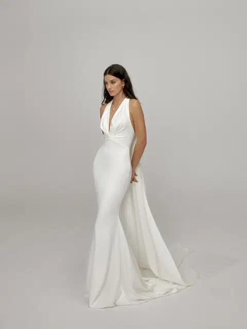 Vinson wedding dress by Wona Concept, mermaid, satin