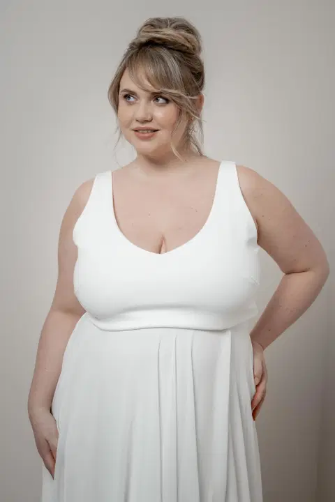 Top Ilvy Curvy by noni, two-piece, polyester