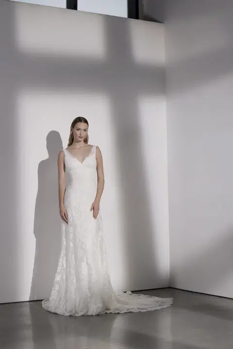 Belgravia wedding dress by Avenue by Josephine Scott, mermaid, lace