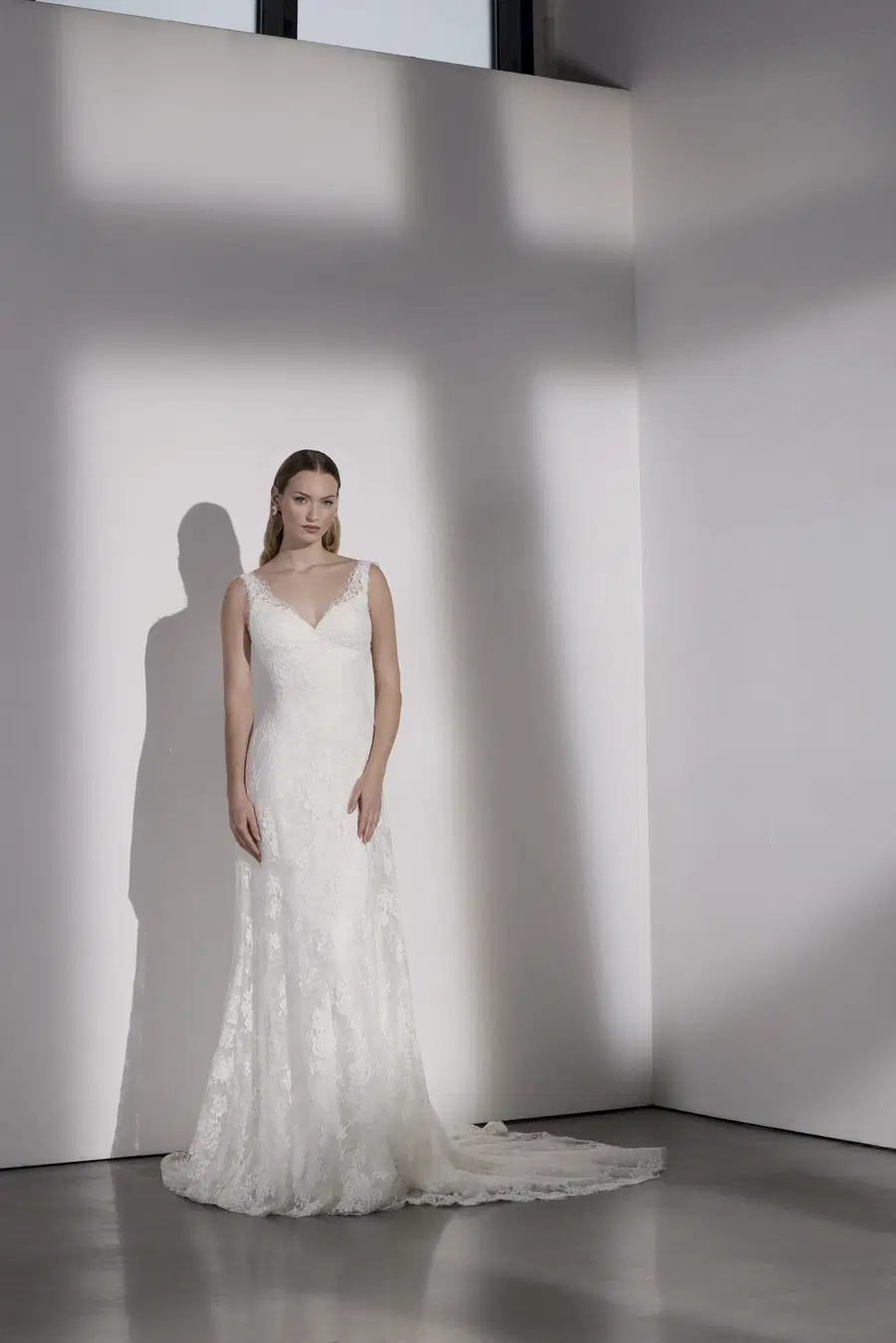 Belgravia by Avenue by Josephine Scott: Mermaid silhouette, V-neck neckline, sleeveless, lace