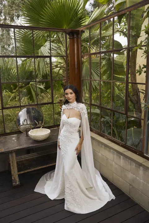 Ariel Cape by Beloved by Casablanca, chiffon