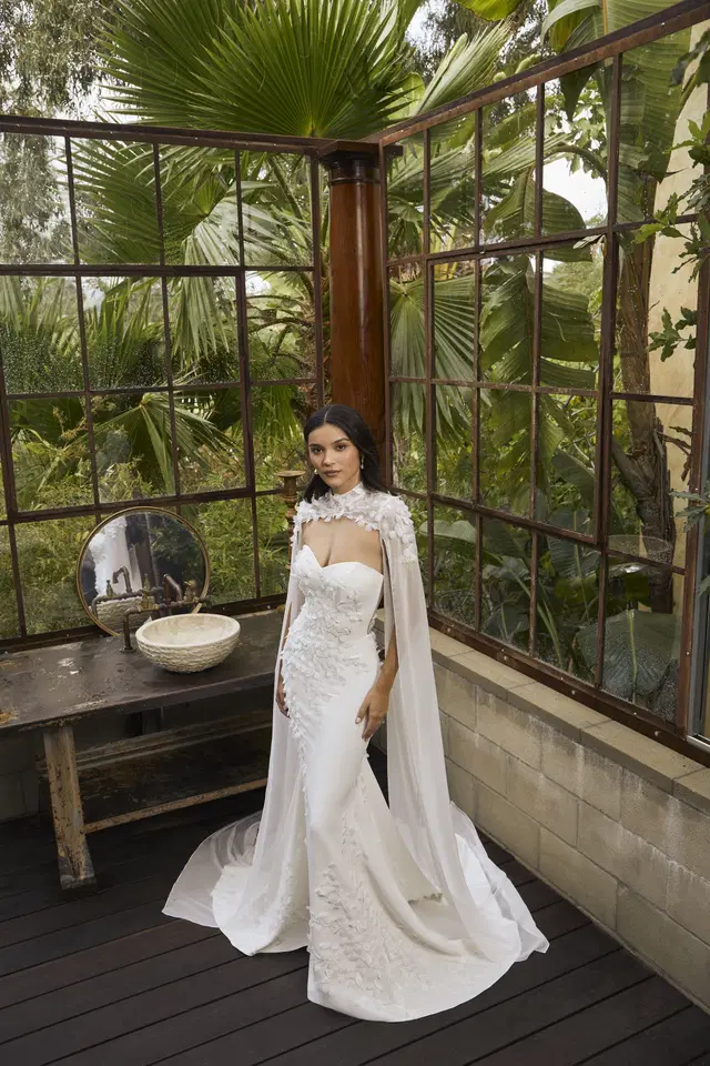 Ariel Cape by Beloved by Casablanca: chiffon
