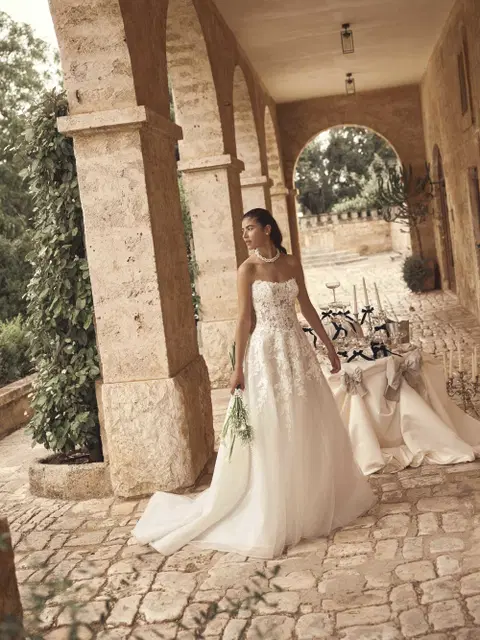 Morwen Brautkleid von Modeca Bridal, A-Linie, Spitze