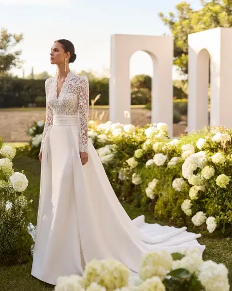 Nebra Brautkleid von Rosa Clara, Meerjungfrau, Sienna