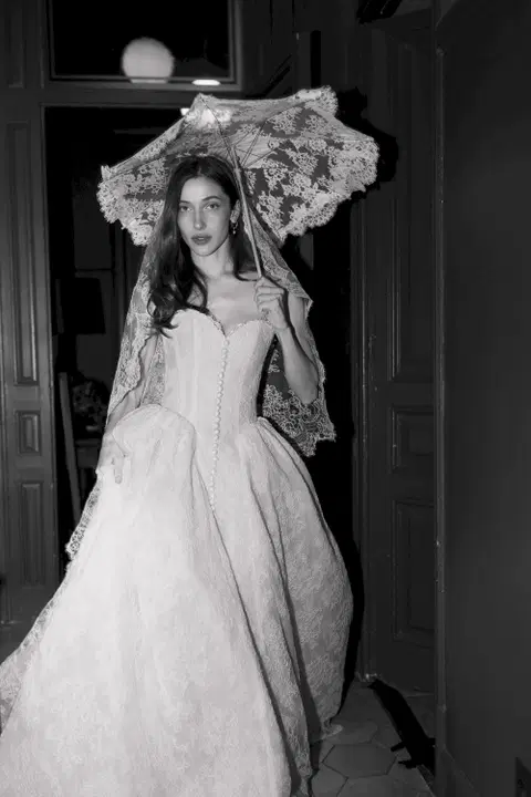 Rue wedding dress by MWL Bride, ball gown, lace