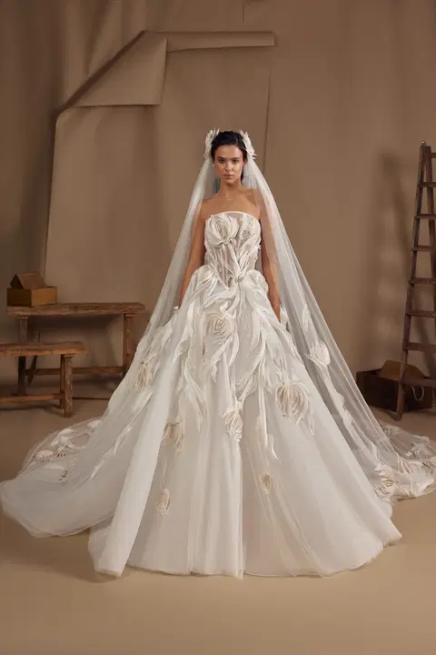 Fernande Olivier Brautkleid von Innocentia Divina, Ballkleid, Organza