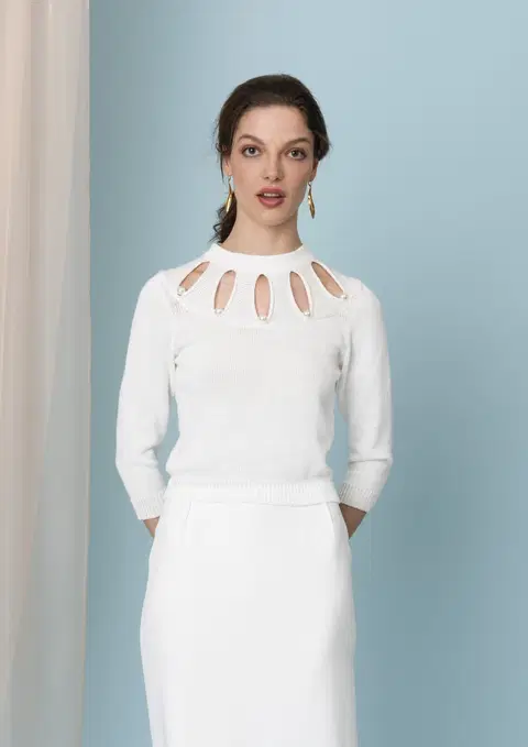Pearl Pulli + Ama Skirt by Kisui, straight, jersey