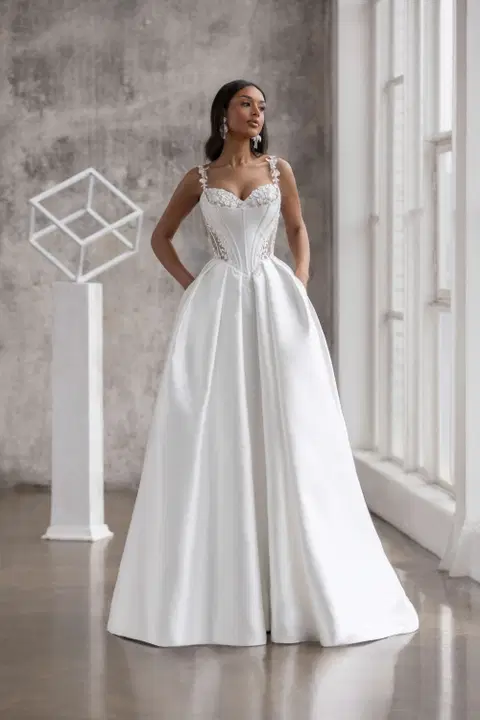 Frivola Brautkleid von Jarice, Ballkleid, Mikado
