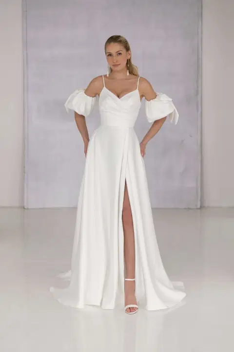 26HA07 wedding dress by Jarice, A-line, satin