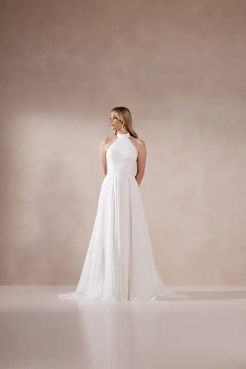 Uma wedding dress by Adore, A-line, chiffon