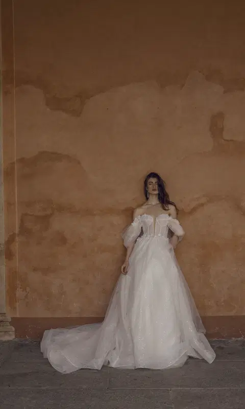 Palla 24-024(2) wedding dress by Love by Ricca Sposa, ball gown, lace