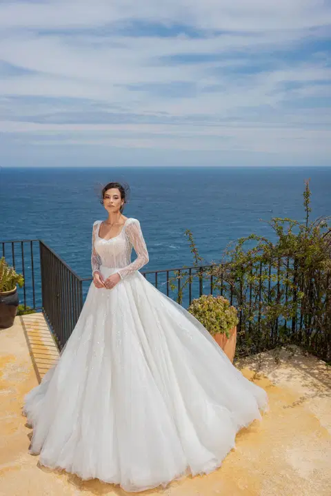 Style MGB129 wedding dress by Miss Beautiful Bride, ball gown, tulle
