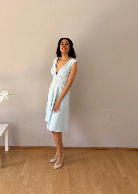 Kleid STBC 1237 by myprettydress by Basedow, A-line, crepe