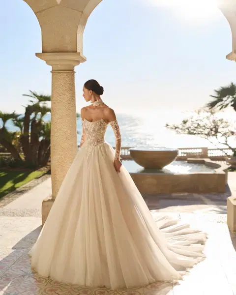 Fiora Brautkleid von Luna Novias, Ballkleid, Tüll