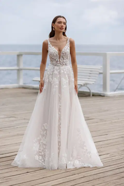Style BR2718 wedding dress by Jarice, ball gown, tulle