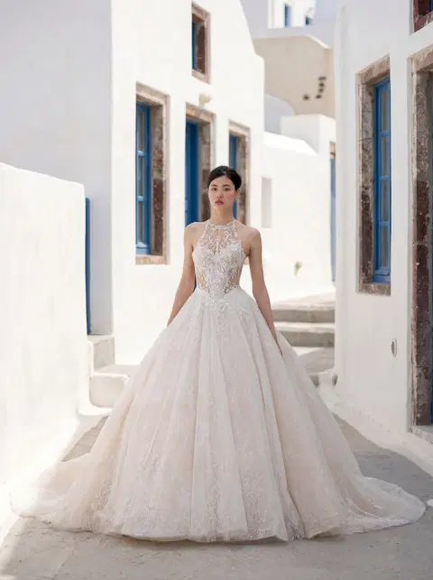 Tressa 1010080 wedding dress by Mori Lee, ball gown, lace