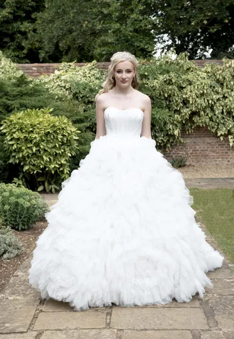 Veronica wedding dress by Donna Salado Couture, ball gown, tulle