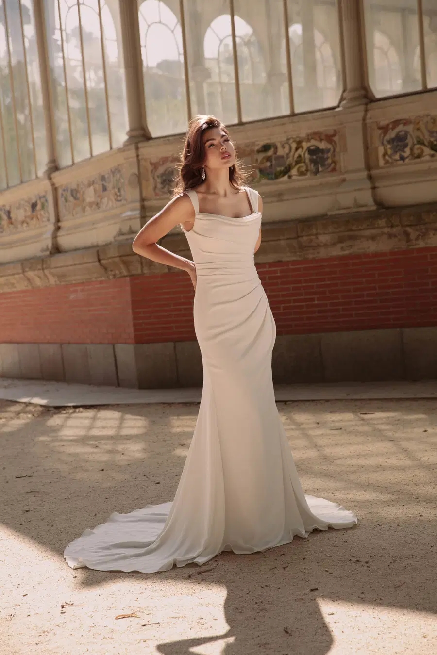 TO-2210T by Agnes: sleeveless, satin