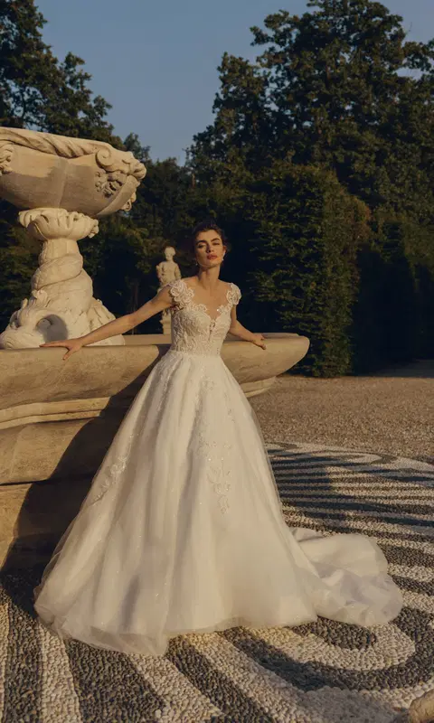 Diyana 24-027(2) wedding dress by Love by Ricca Sposa, ball gown, tulle